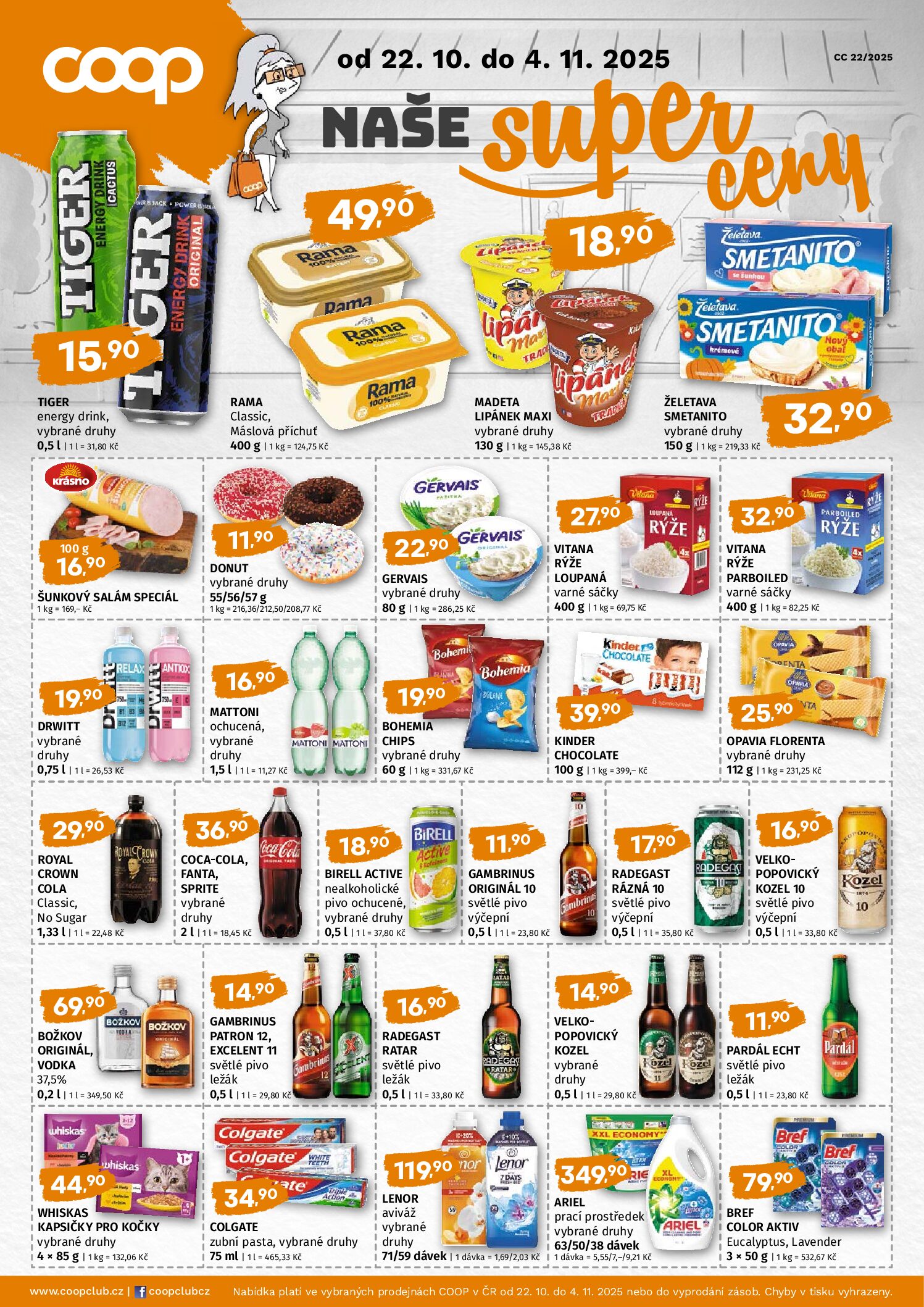 Leták Naše super ceny