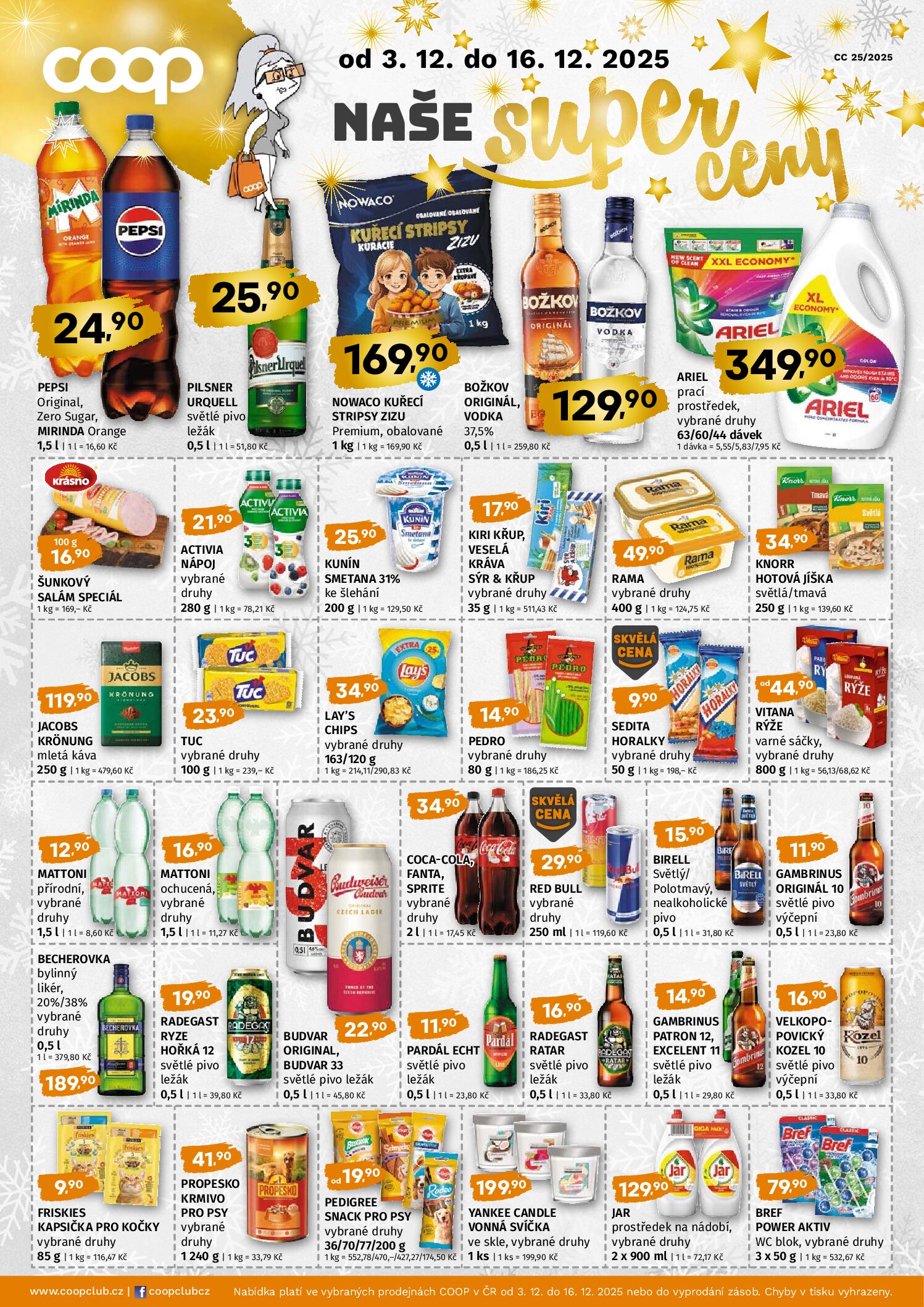 Leták Naše super ceny