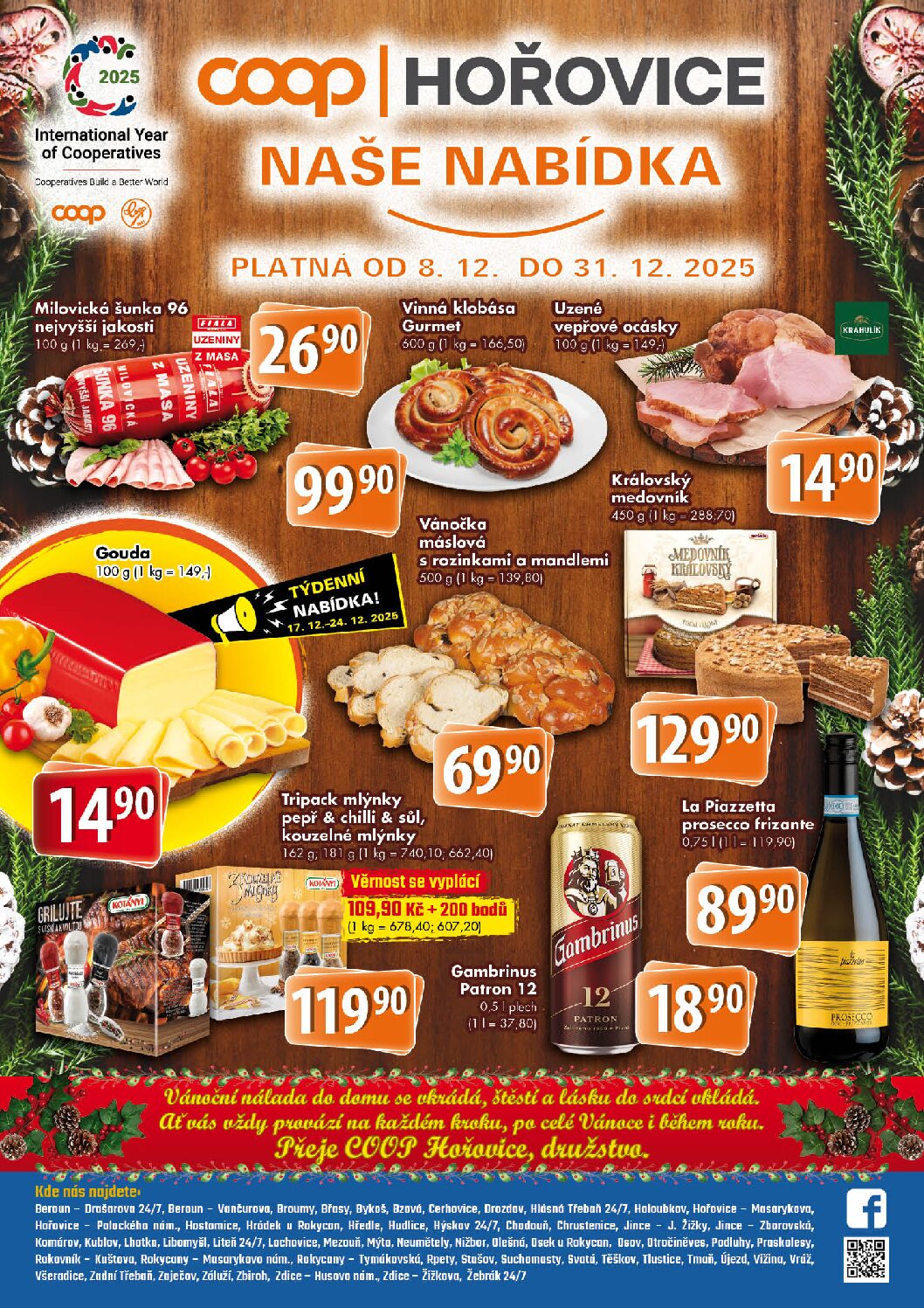 Leták COOP HOŘOVICE NAŠE NABÍDKA
