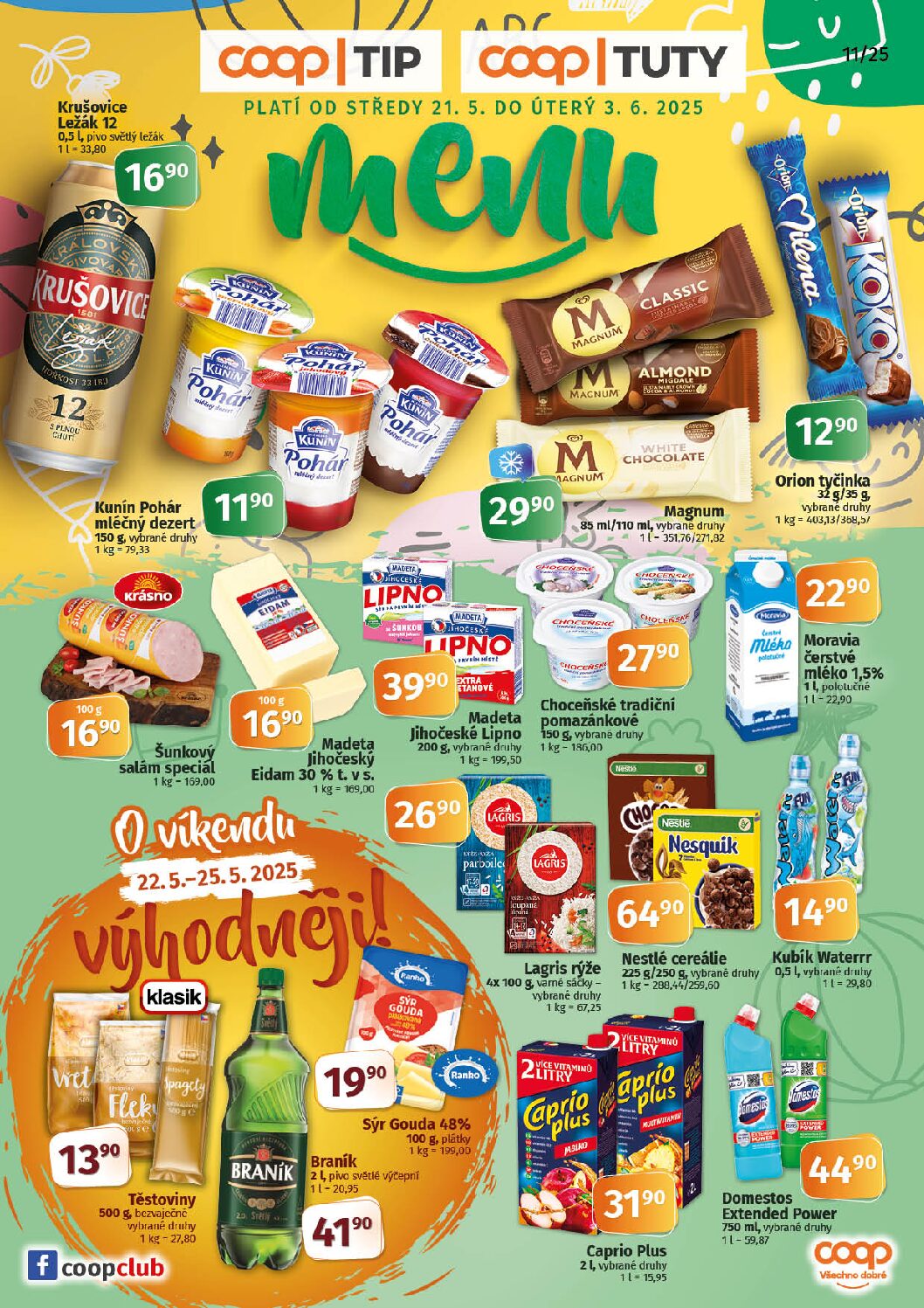 Leták MENU