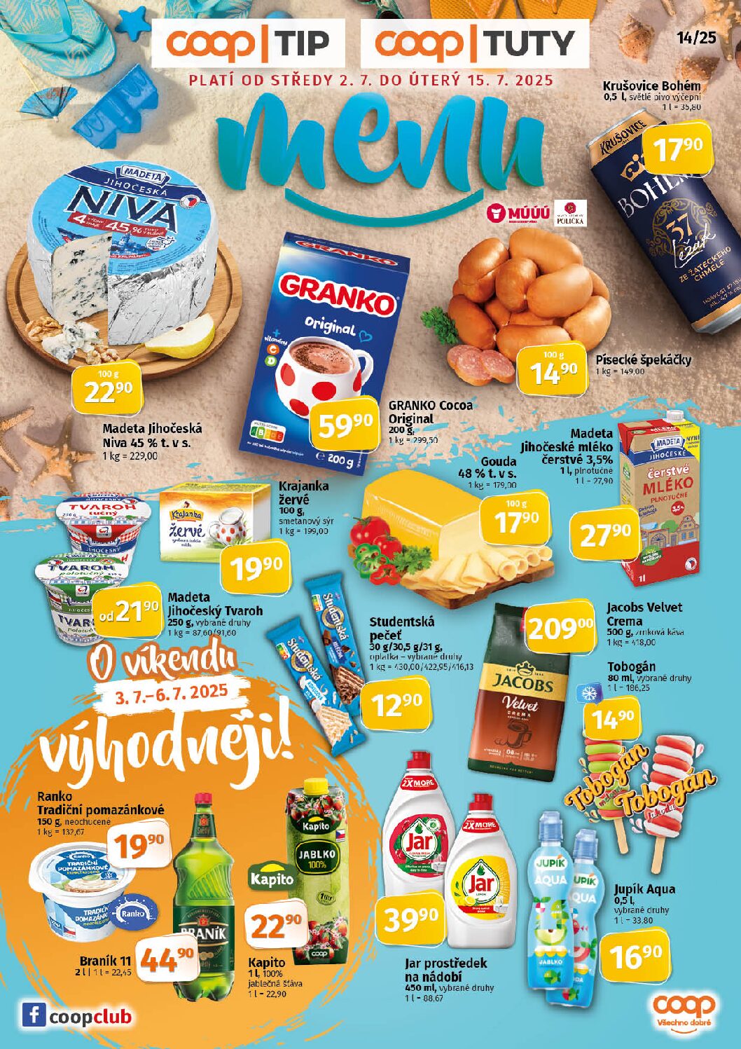 Leták MENU
