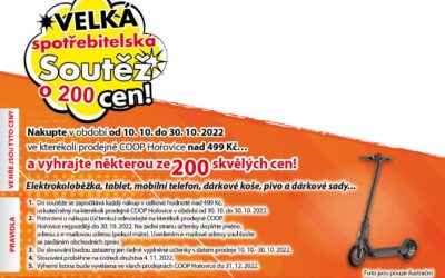 VYHODNOCENÍ SOUTĚŽE – „ Velká spotřebitelská soutěž“