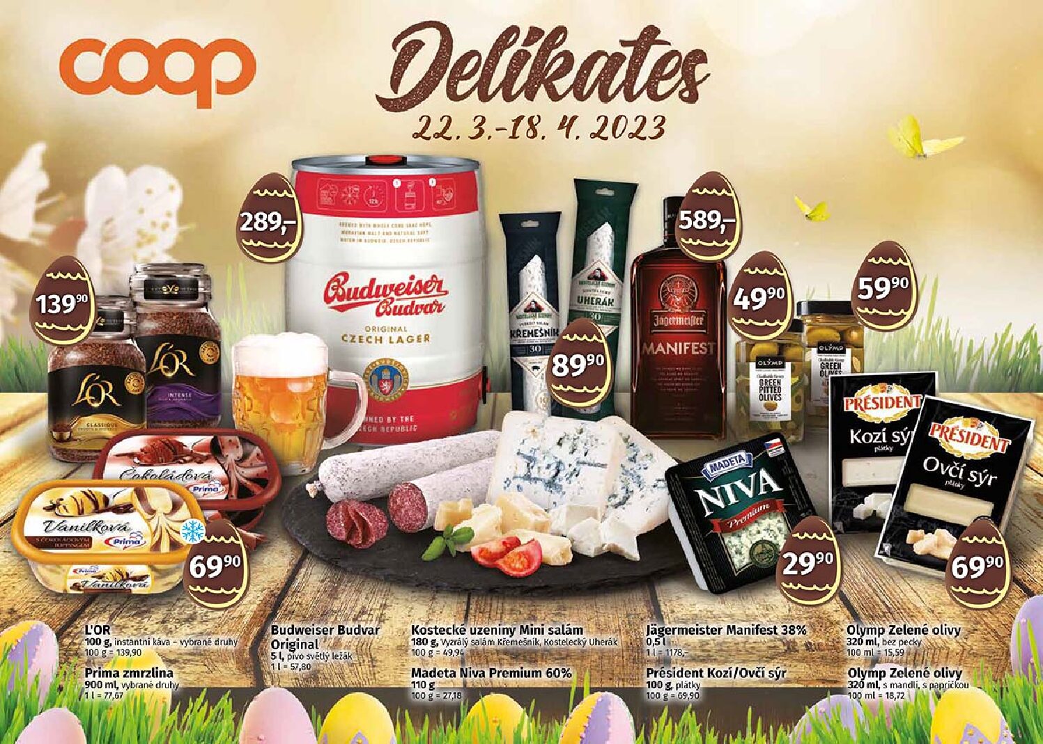 Leták DELIKATES – VELIKONOCE