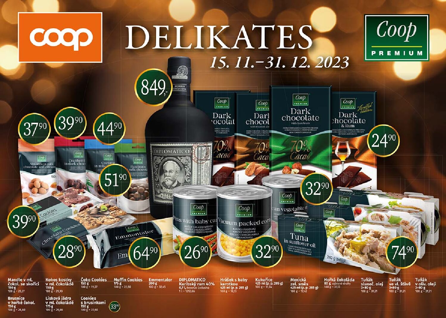 Leták DELIKATESY