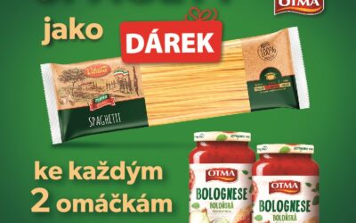 ŠPAGETY ZDARMA K NÁKUPU