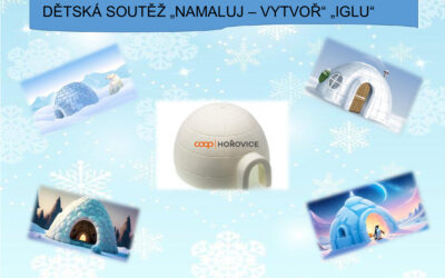 DĚTSKÁ SOUTĚŽ – namaluj/vytvoř „IGLU“