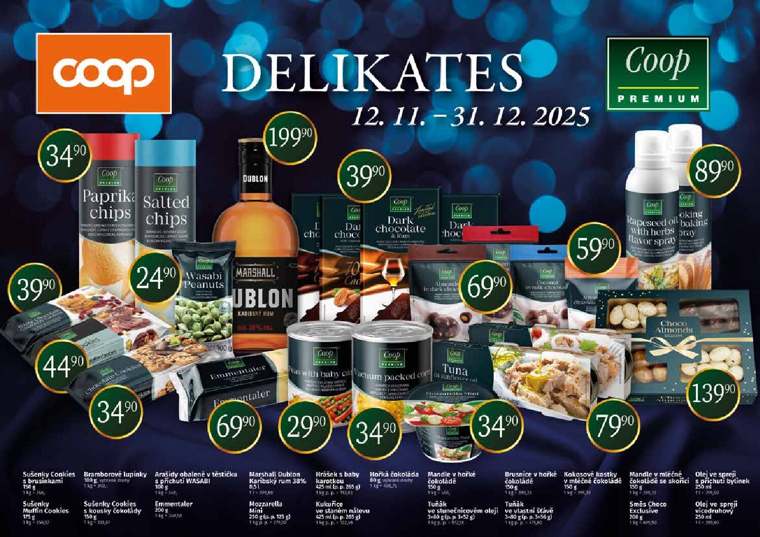Leták DELIKATES VÁNOCE 2025