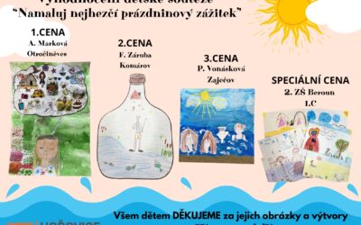 VYHODNOCENÍ DĚTSKÉ SOUTĚŽE „NAMALUJ NEJHEZČÍ PRÁZDNINOVÝ ZÁŽITEK“