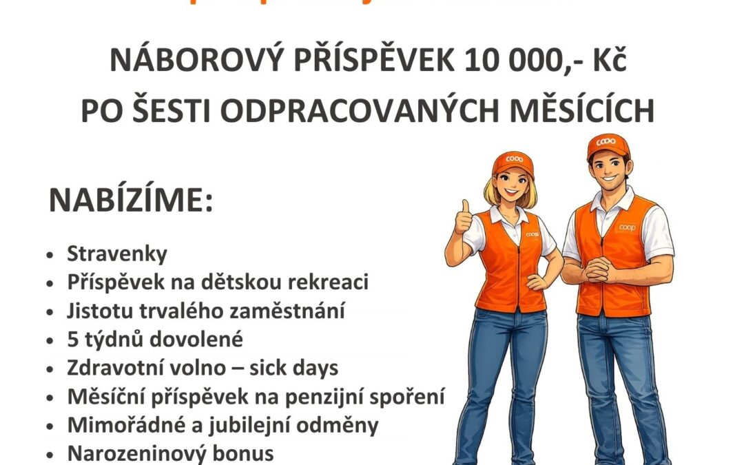 Prodavač/Prodavačka prodejny NIŽBOR