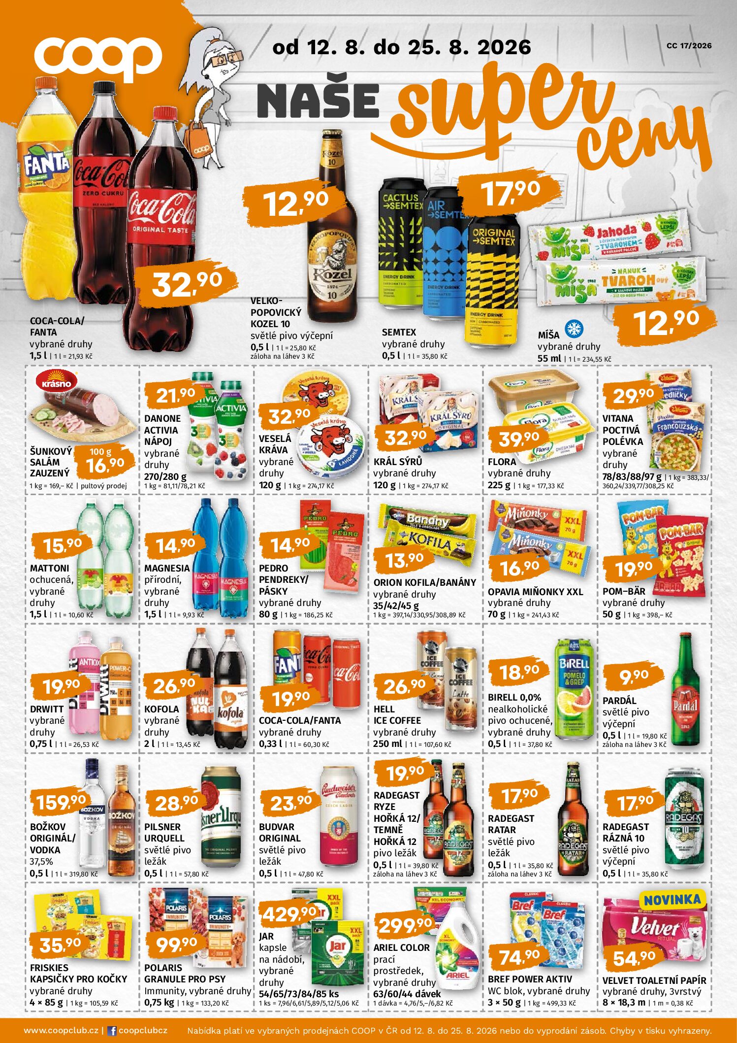 Leták Naše super ceny