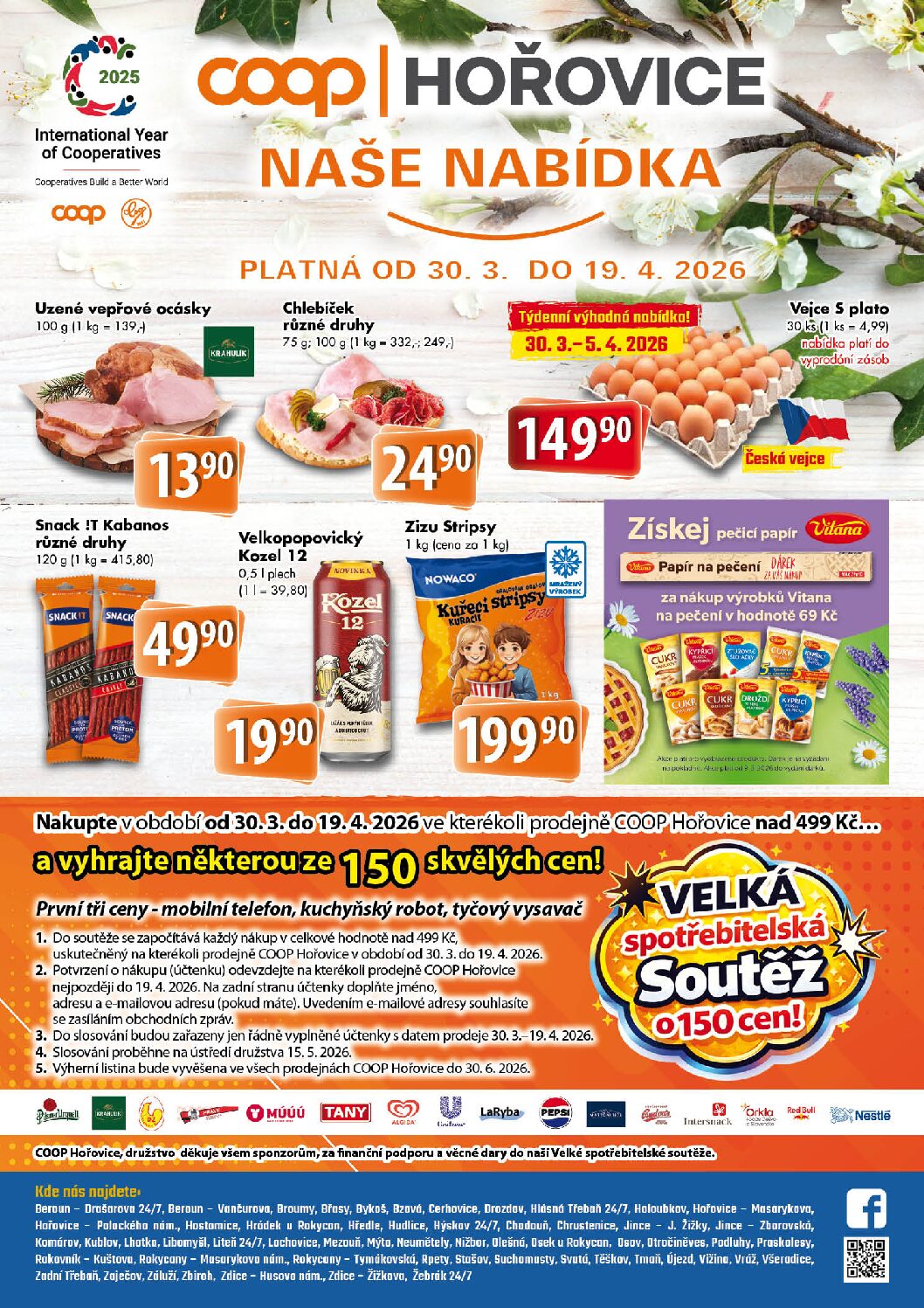 Leták COOP Hořovice
