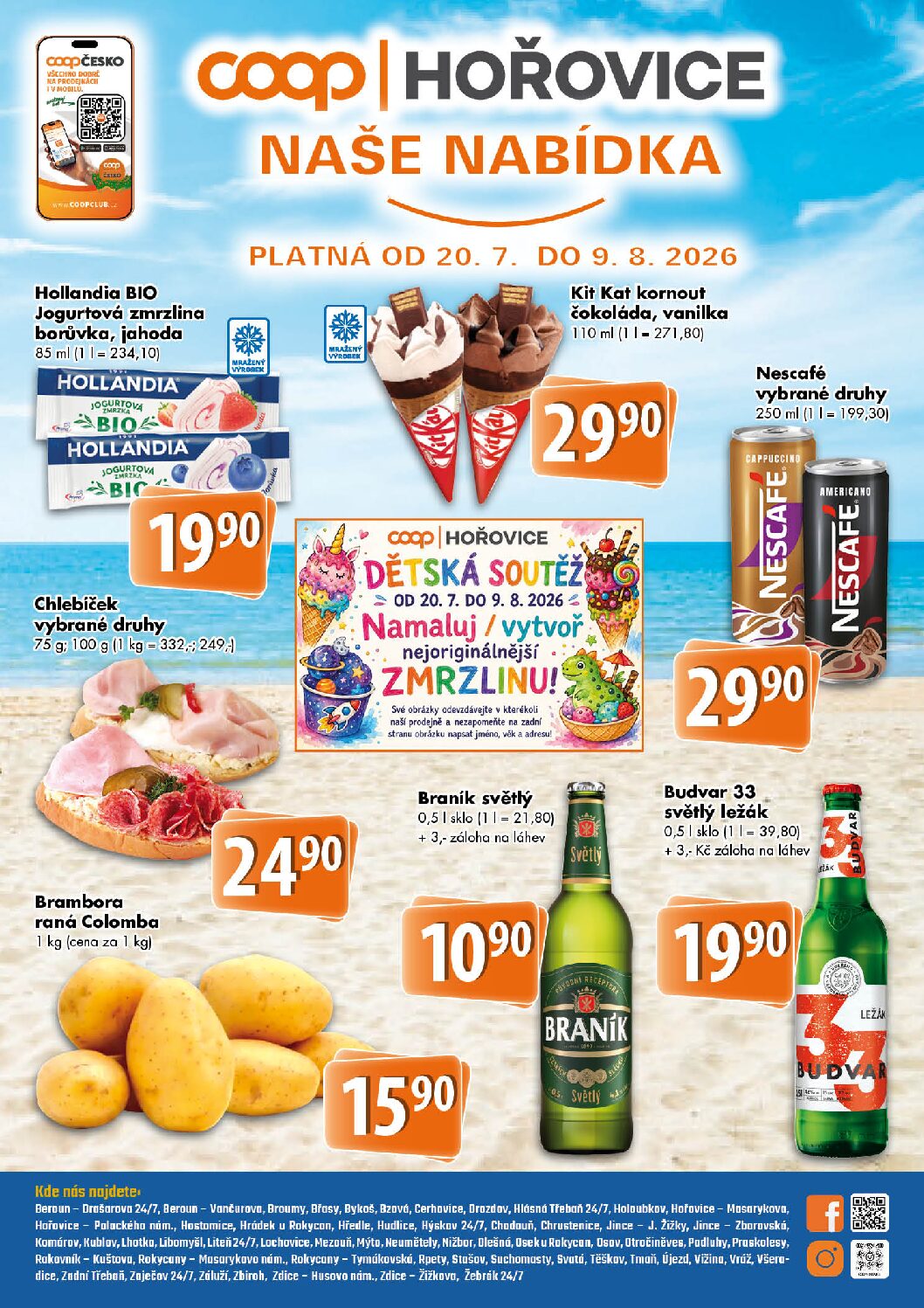 Leták COOP Hořovice