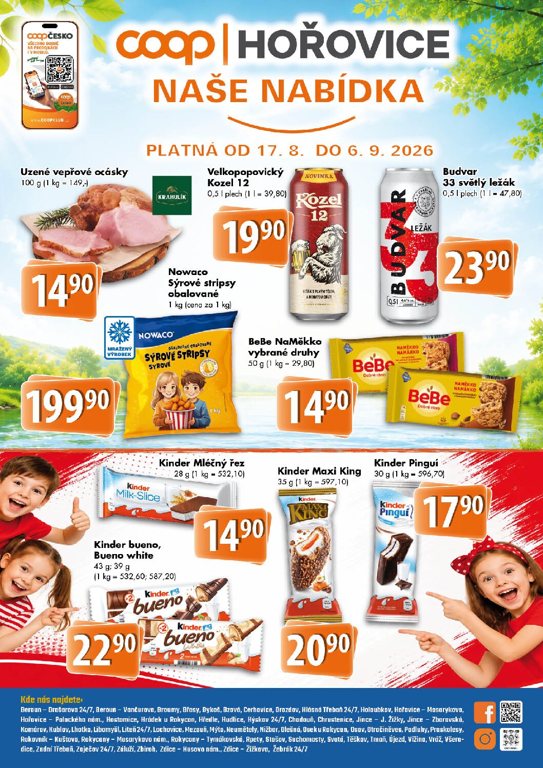 Leták COOP Hořovice