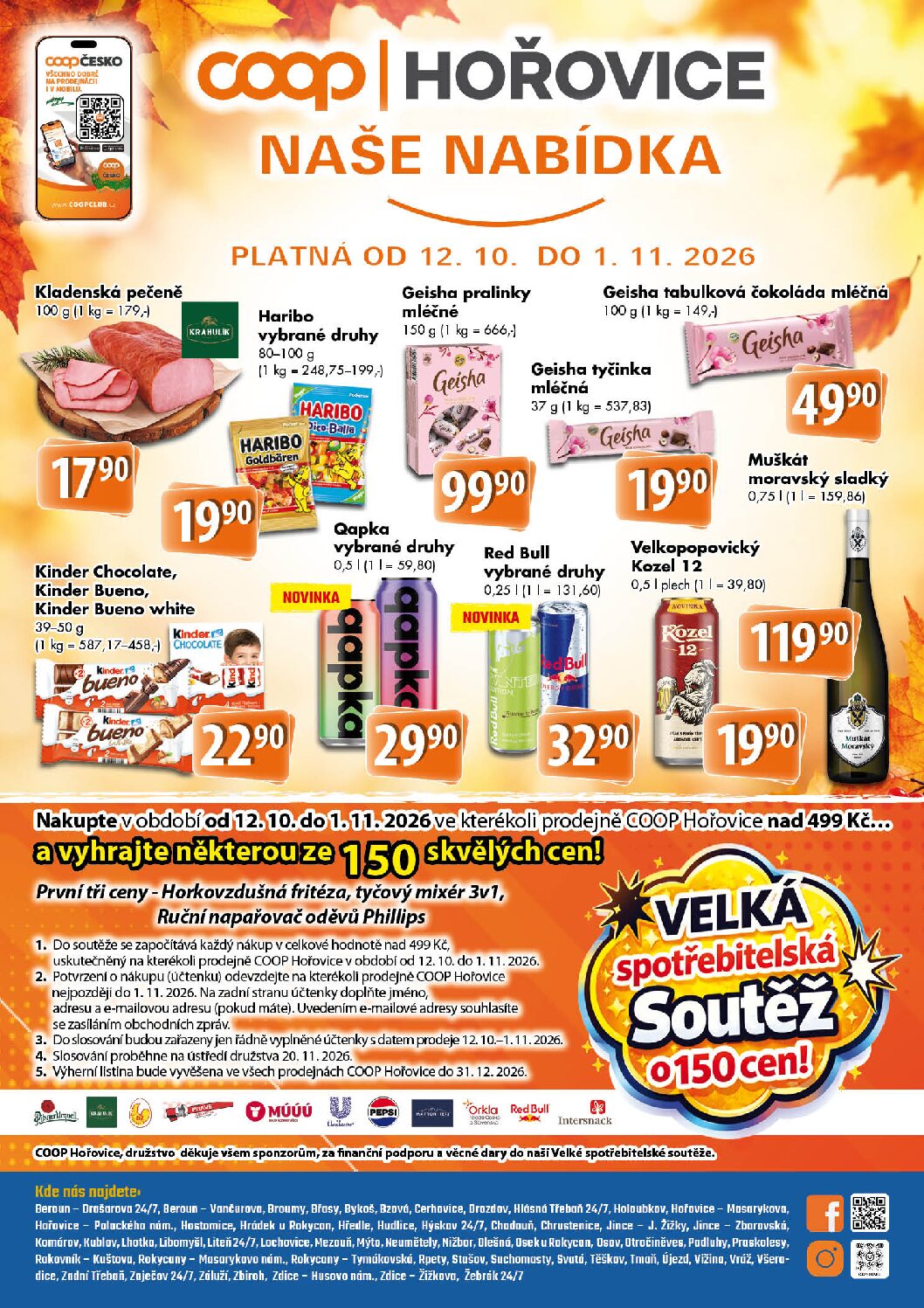 Leták COOP Hořovice
