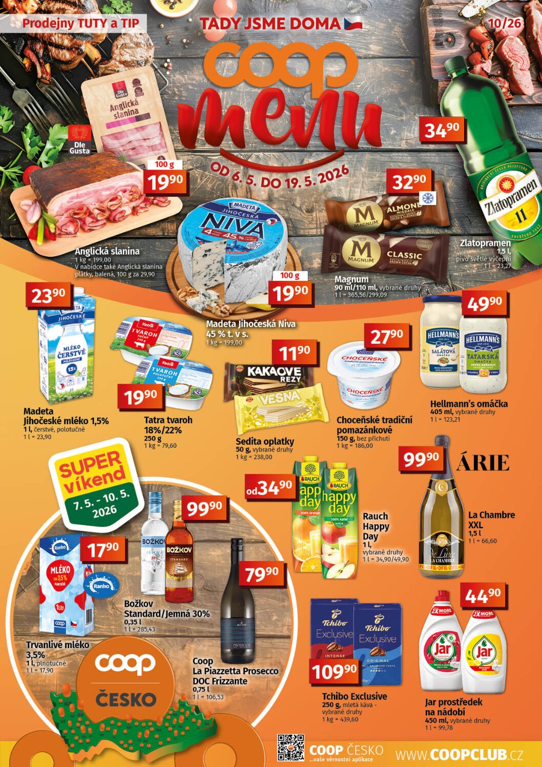 Leták Menu