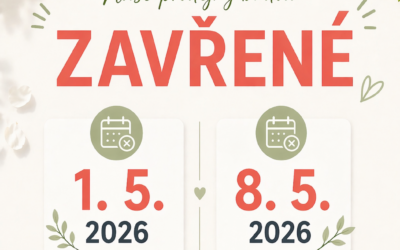 OTEVÍRACÍ DOBA během květnových svátků